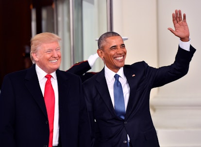 Obama greeted Trump at the White House on Inauguration Day in 2017.