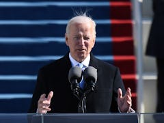 Joe Biden's 2021 inauguration speech is in clear contrast to Donald Trump's 2017 speech. 