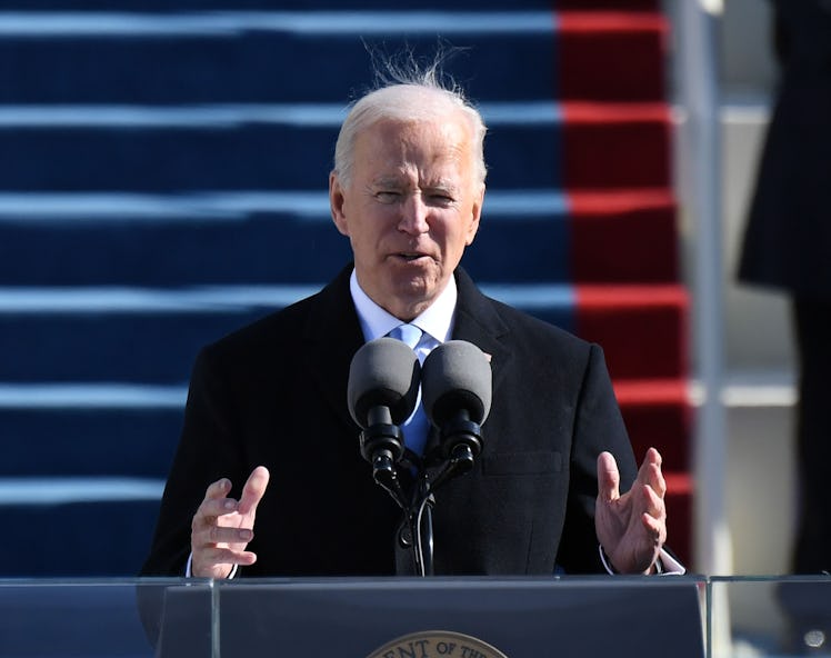 Joe Biden's 2021 inauguration speech is in clear contrast to Donald Trump's 2017 speech.