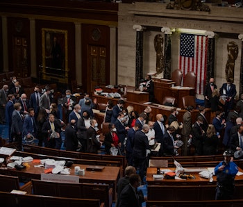 Floor of the House of Representatives. 