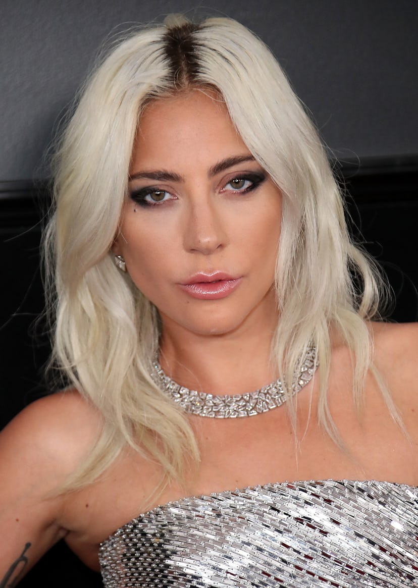 Lady Gaga's platinum hair at the Grammy's is one of the ways the trending shade can be worn.