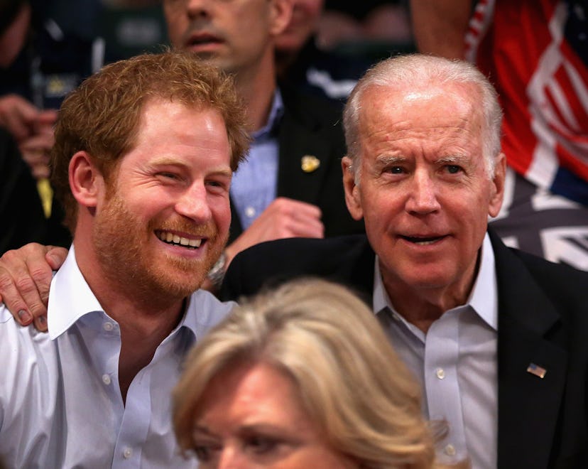 Prince Harry made a surprise appearance at Biden's inauguration.
