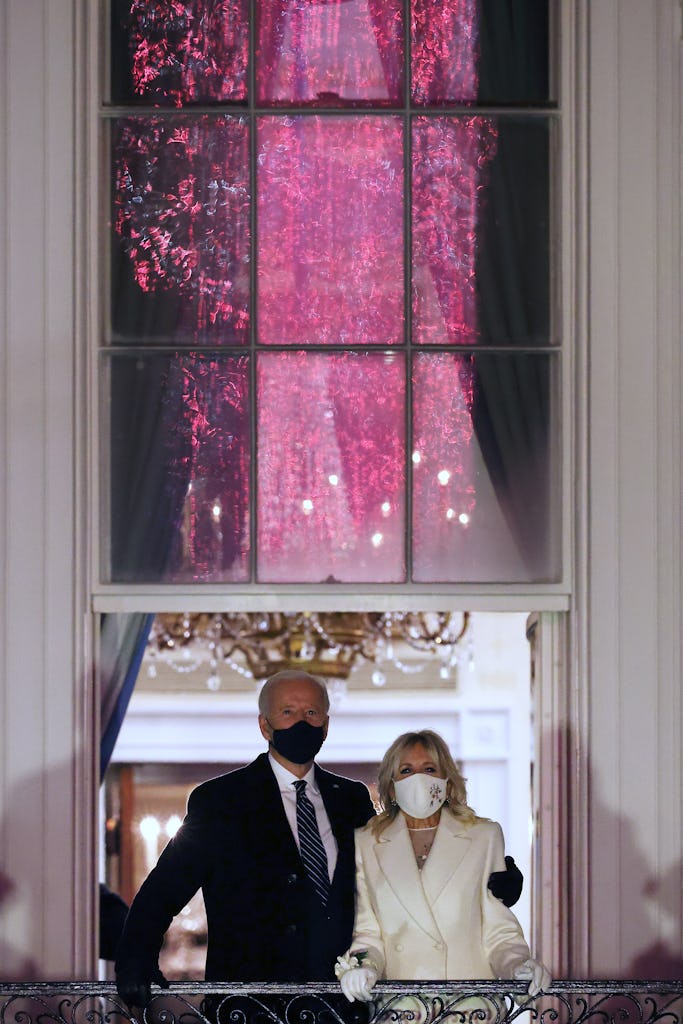 Dr Jill Bidens White Inauguration Outfit Had A Truly Special Meaning