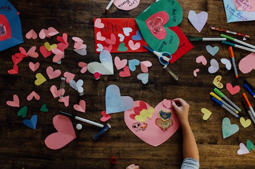 Valentine's Day crafting and activities
