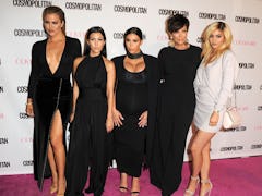 The KarJenner family hits the red carpet at an event for Cosmopolitan.