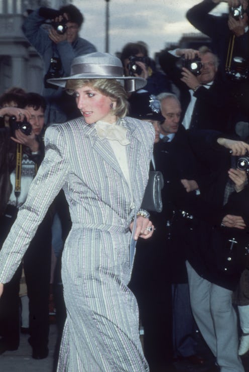 Princess Diana evading the paparazzi