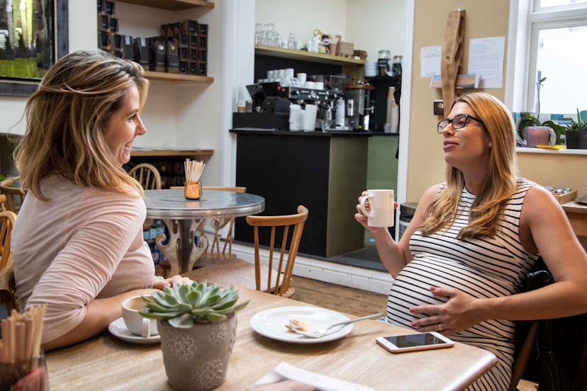 Mom friends are crucial during this time of your life.