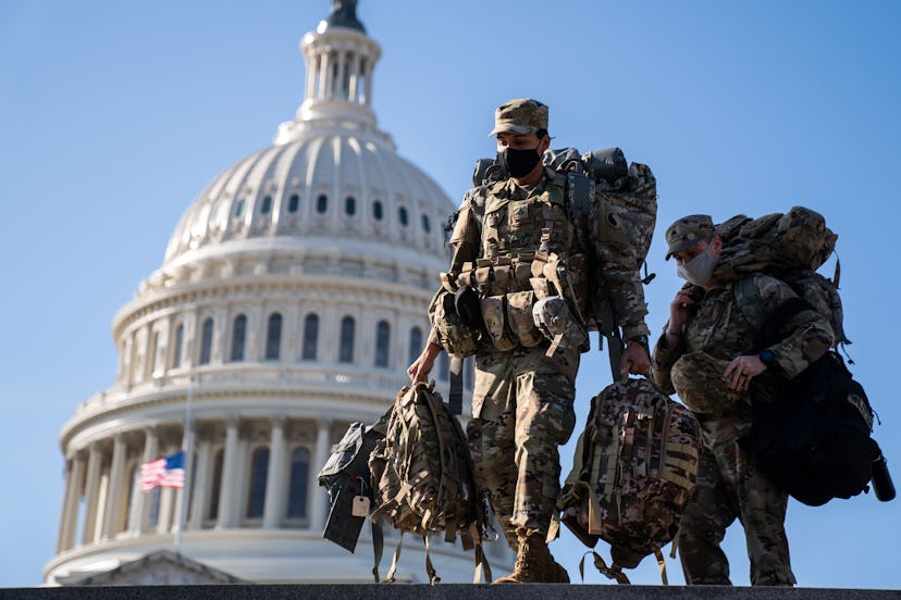 Members of the National Guard were deployed to Washington, D.C. after Jan. 6.