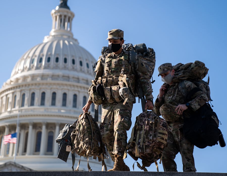 Members of the National Guard were deployed to Washington, D.C. after Jan. 6.