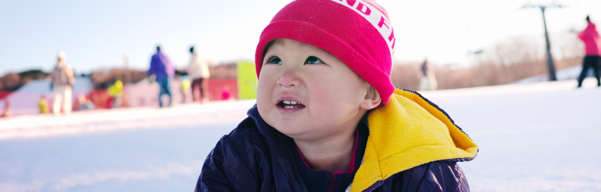 baby in the snow