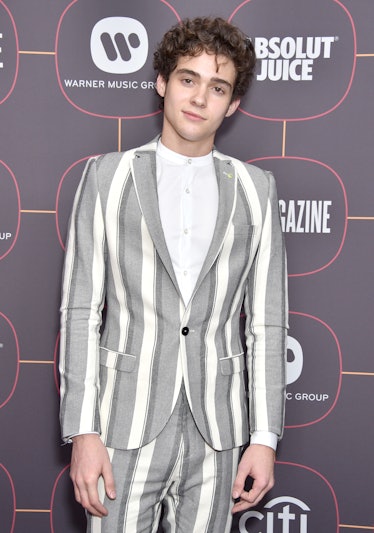 Joshua Bassett hits the red carpet at an event for Warner Music.