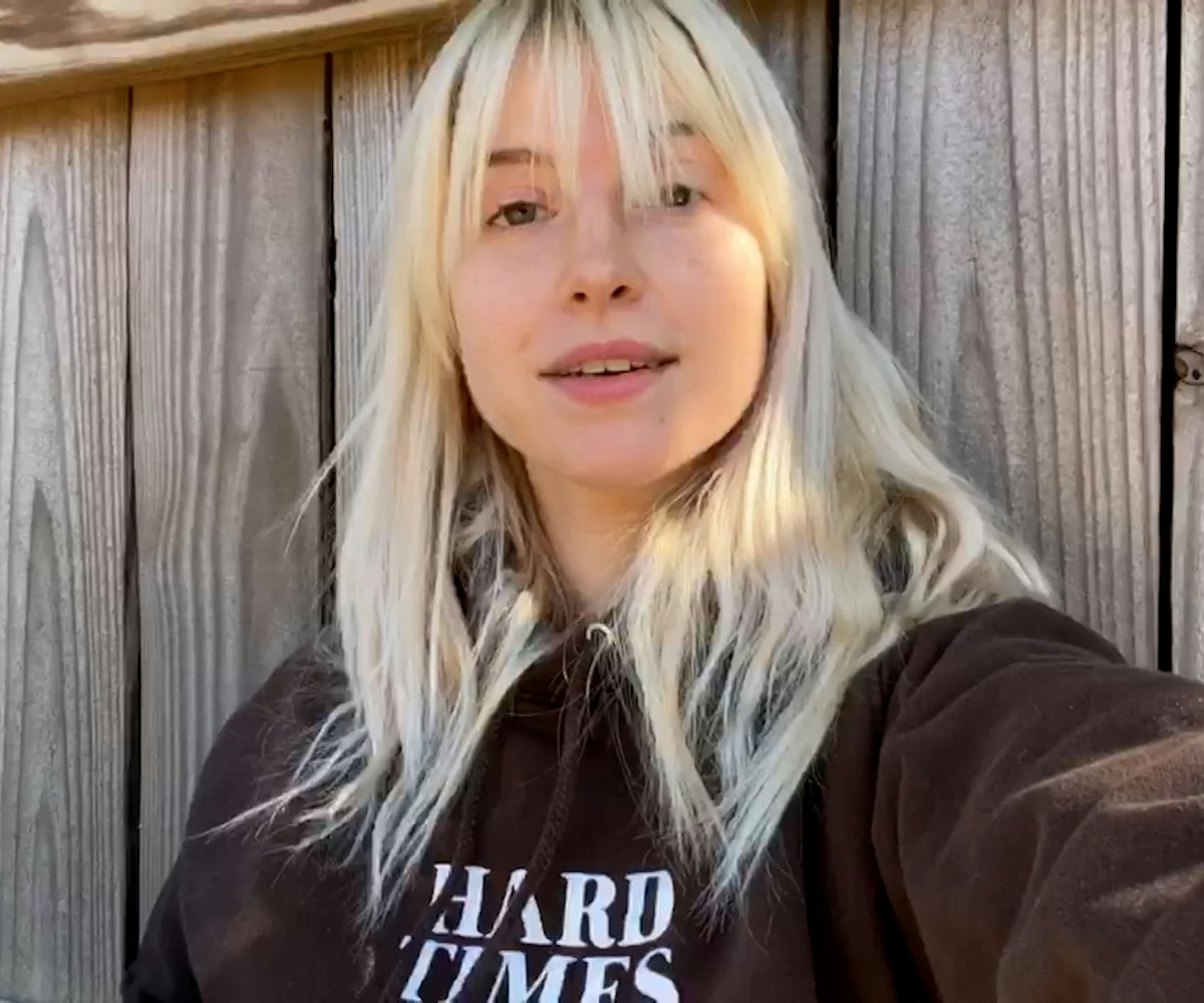 A photograph of singer Hayley Williams