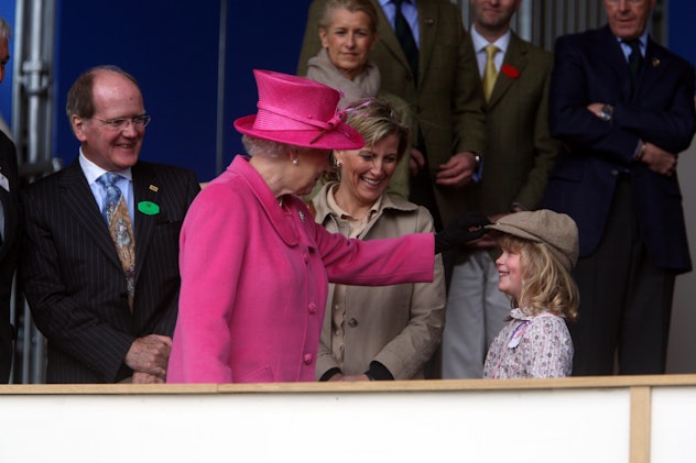 Queen Elizabeth with Lady Louise, 2010.