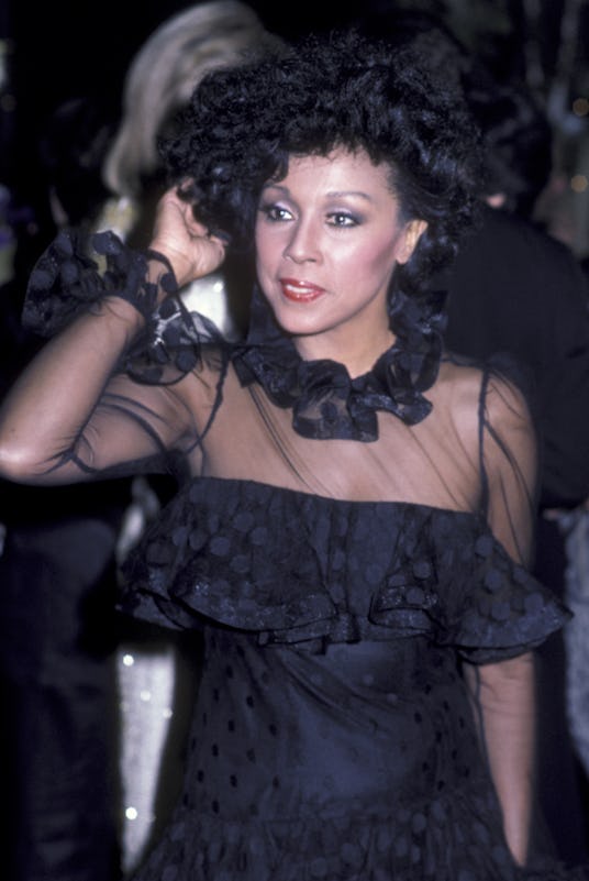 Diahann Carroll attends the wrap party for "Dynasty" on April 3, 1984 at Chasen's Restaurant in Beve...