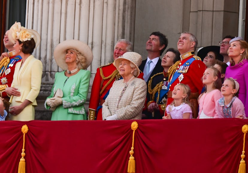 Queen Elizabeth at Trooping The Colour in 2015.