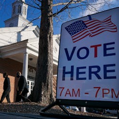 A Georgia voting location