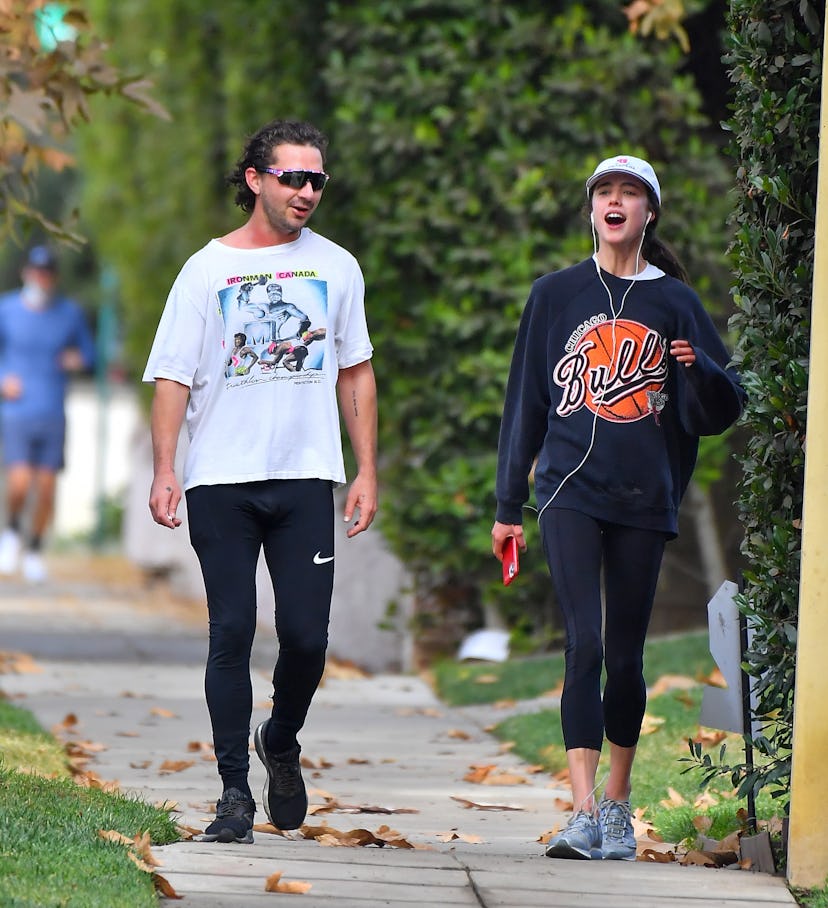 Shia LaBeouf and Margaret Qualley