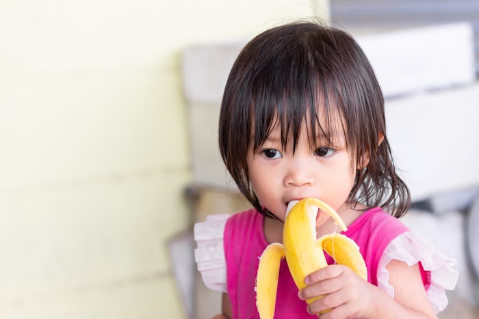They're mushy, sweet, and easy to hold, so it's no wonder toddlers love bananas.