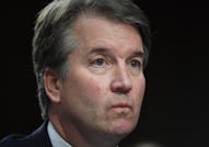 WASHINGTON, DC - SEPTEMBER 05: Supreme Court nominee, Brett Kavanaugh appears during a confirmation ...