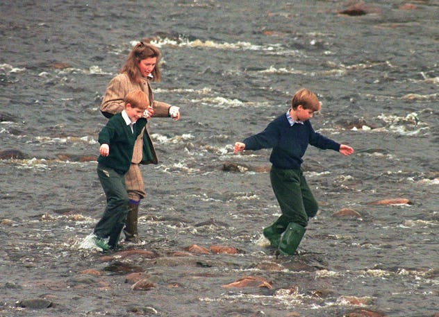 Prince Harry at Balmoral in Scotland.