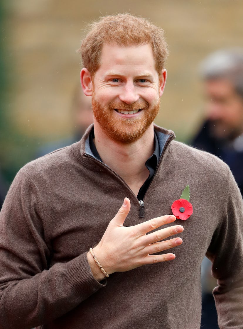 Prince Harry looked great in his sweater.