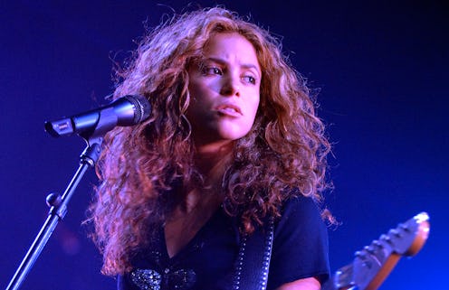 Shakira performing in 2006.