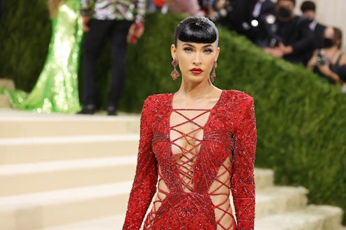 NEW YORK, NEW YORK - SEPTEMBER 13: Megan Fox attends The 2021 Met Gala Celebrating In America: A Lex...