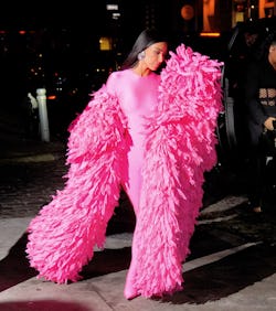 NEW YORK, NEW YORK - OCTOBER 10: Kim Kardashian arrives at the afterparty for "Saturday Night Live" ...