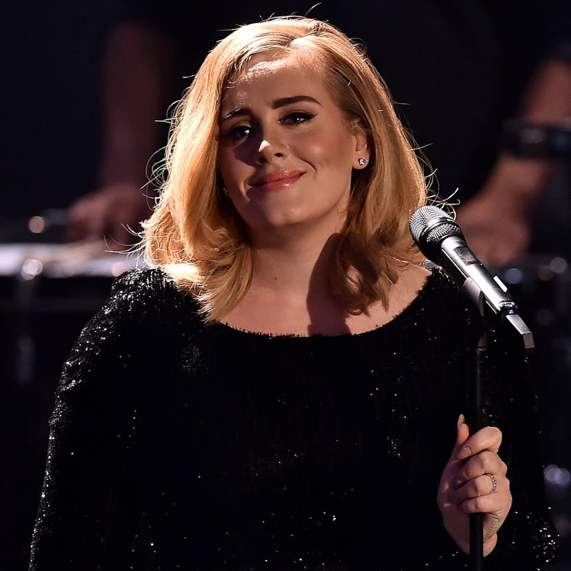 COLOGNE, GERMANY - DECEMBER 06:  Adele attends the television show 2015! Menschen, Bilder, Emotionen...