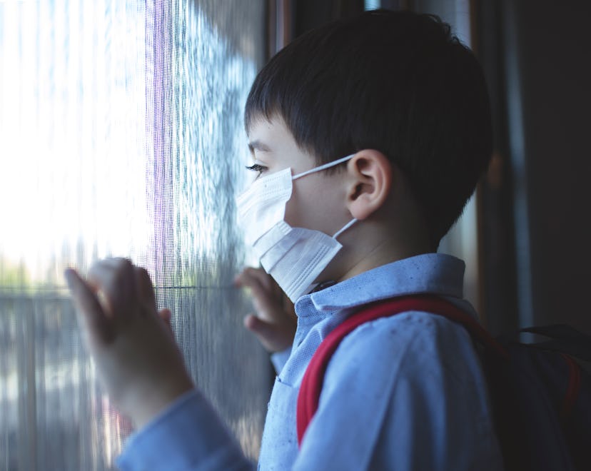 Child in isolation at home