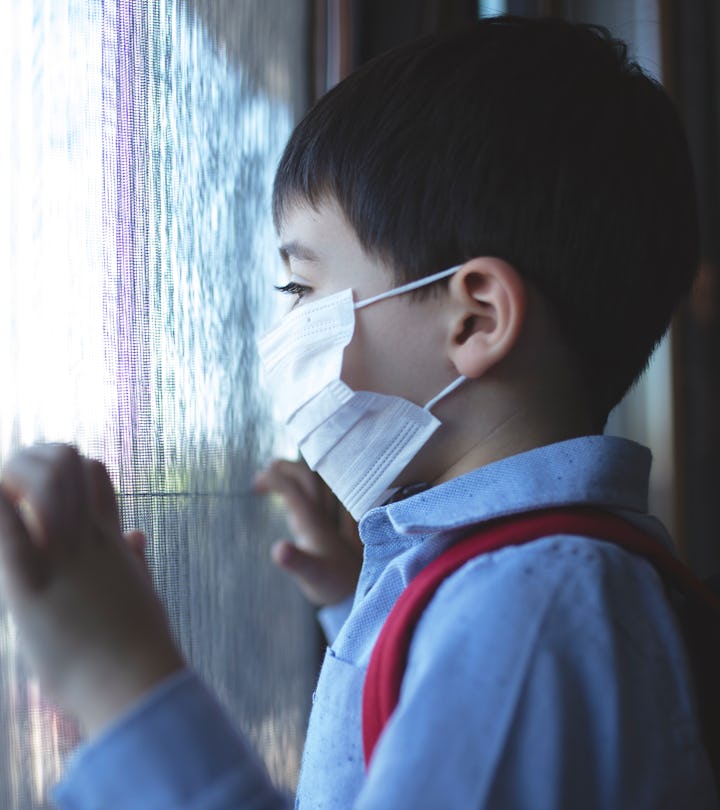Child in isolation at home