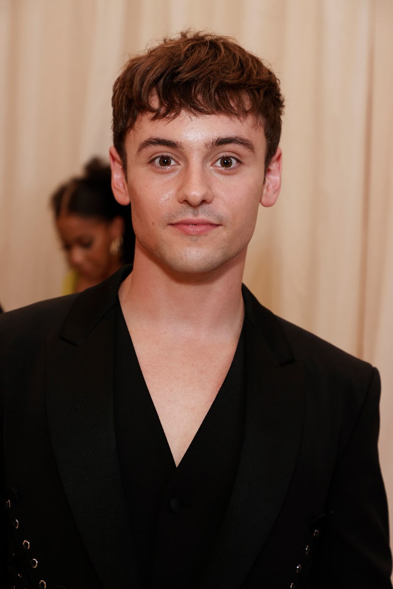 NEW YORK, NEW YORK - SEPTEMBER 13: Tom Daley attends The 2021 Met Gala Celebrating In America: A Lex...