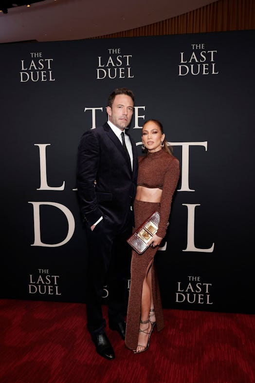 Ben Affleck and Jennifer Lopez attend "The Last Duel" New York Premiere and their body language sugg...