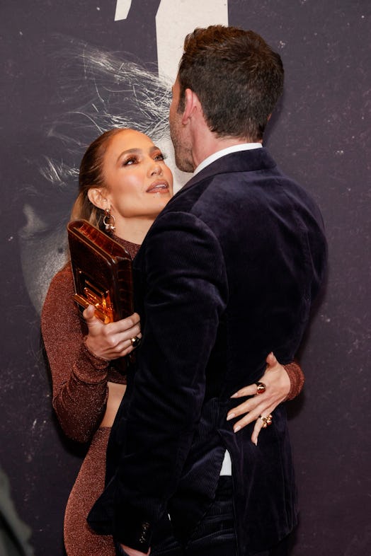 Jennifer Lopez and Ben Affleck attend "The Last Duel" New York Premiere and Lopez's body language is...