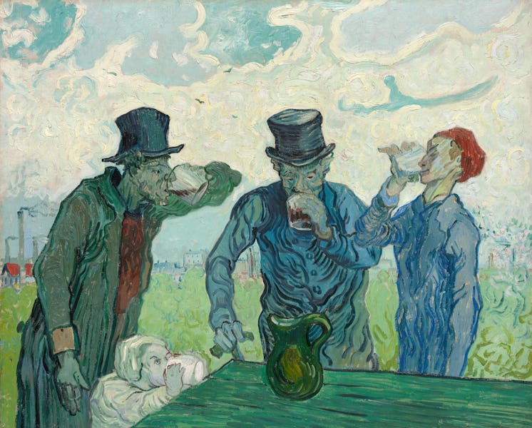 The Drinkers, 1890. Artist Vincent van Gogh. (Photo by by Heritage Art/Heritage Images via Getty Ima...