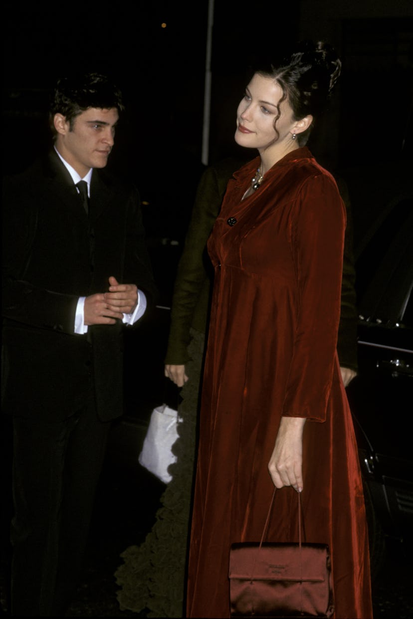 Joaquin Phoenix and Liv Tyler during 30th Anniversary of the Whitney Museum of American Art at The W...