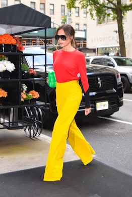 Victoria Beckham Just Wore More Color in One Look Than in 25 Years Combined