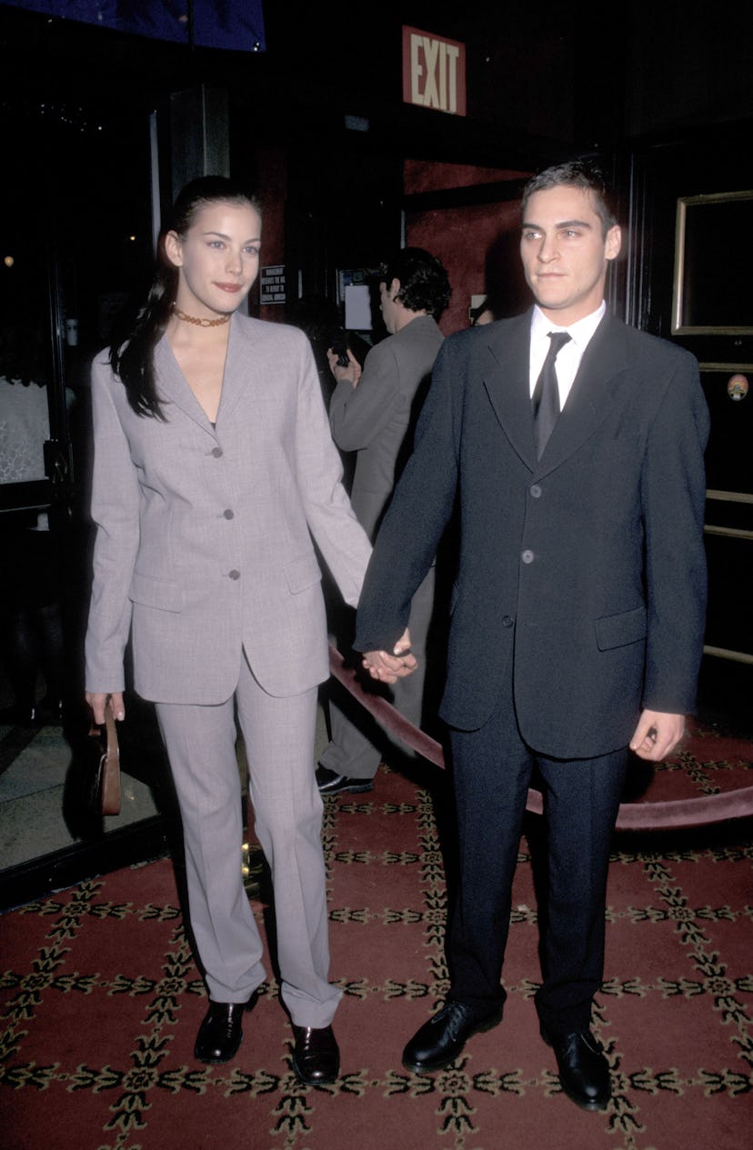 Liv Tyler and Joaquin Phoenix (Photo by Ron Galella/Ron Galella Collection via Getty Images)