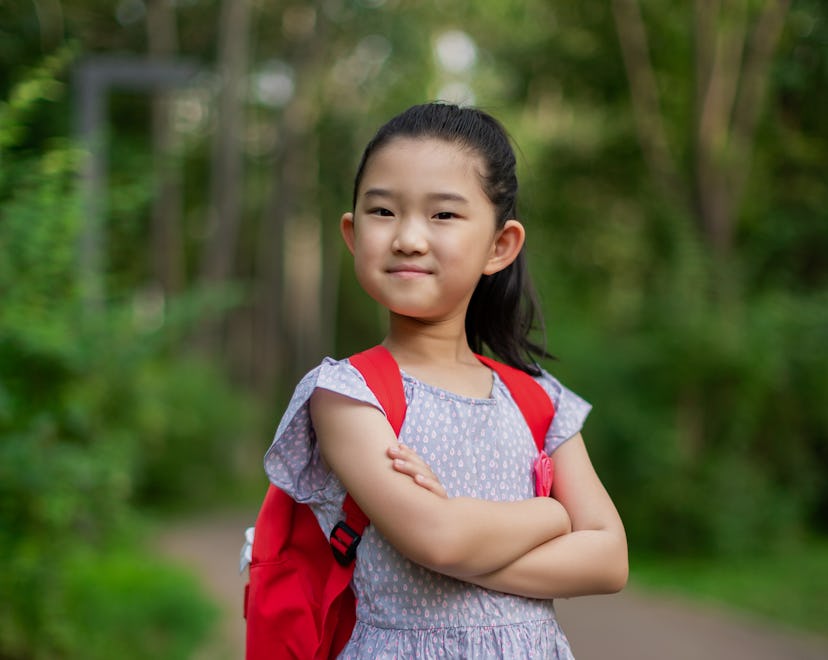 Little Schoolgirl Arms Crossed