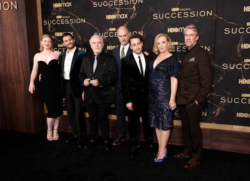 Succession cast on the red carpet for the season 3 premiere