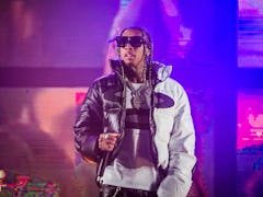 Rapper Tyga was arrested in Los Angeles Tuesday on suspicion of felony domestic violence against his...