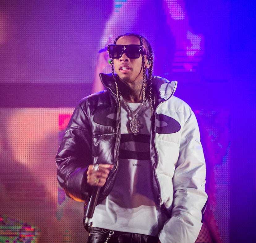 Rapper Tyga was arrested in Los Angeles Tuesday on suspicion of felony domestic violence against his...