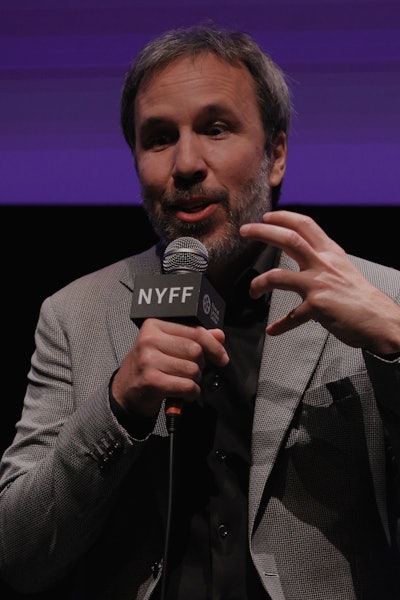 NEW YORK, NEW YORK - OCTOBER 07:  Director Denis Villeneuve takes part in a Q&A following the U.S. p...