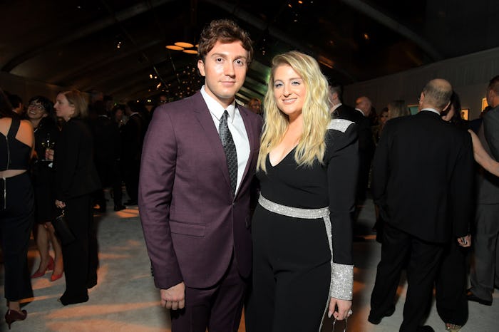 SANTA MONICA, CALIFORNIA - OCTOBER 10: (L-R) Daryl Sabara and Meghan Trainor attend City Of Hope Spi...