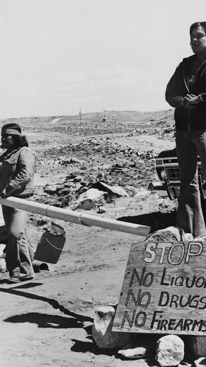 UNITED STATES - JANUARY 01:  Navajo Indians Protesting And Demanding Justice At Utah In Usa  (Photo ...