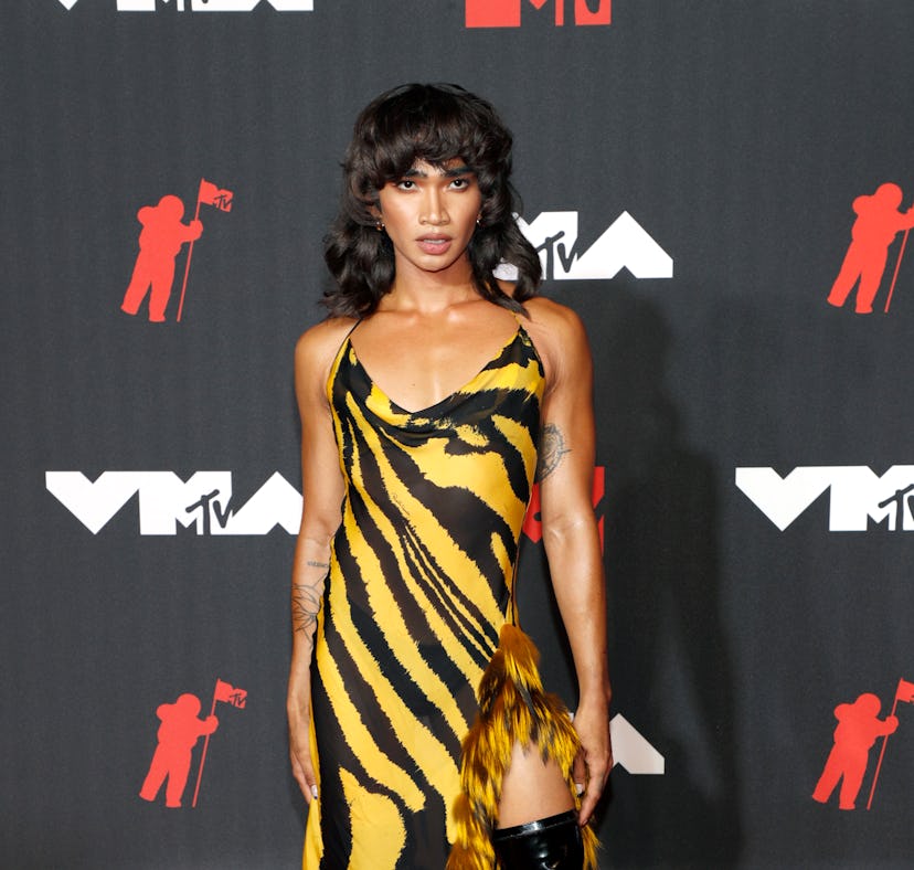 NEW YORK, NEW YORK - SEPTEMBER 12: Bretman Rock attend the 2021 MTV Video Music Awards at Barclays C...