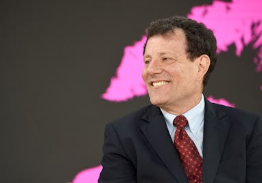 NEW YORK, NY - SEPTEMBER 20: Journalist Nicholas Kristof speaks speaks at Goalkeepers 2017, at Jazz...
