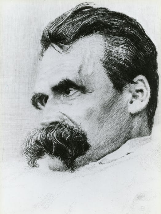 Portrait du philosophe allemande Friedrich Nietzsche. (Photo by API/Gamma-Rapho via Getty Images)