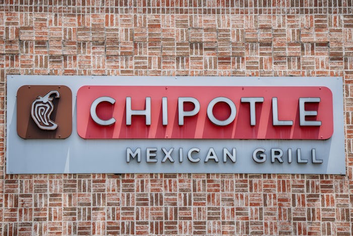 HOUSTON, TEXAS - JUNE 09: A Chipotle Mexican Grill sign is shown on June 09, 2021 in Houston, Texas....