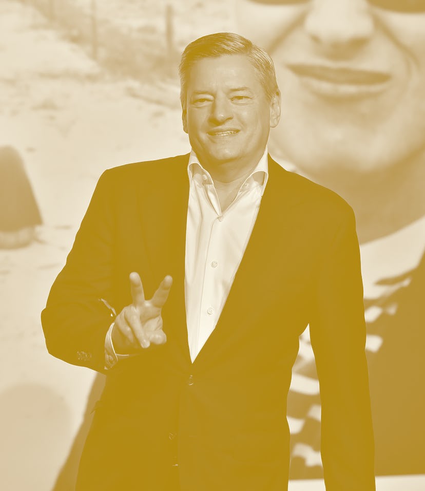 LYON, FRANCE - OCTOBER 09: Ted Sarandos attend sthe opening ceremony during the 13th Film Festival ...